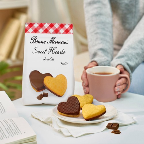 Bonne Maman Sweet Hearts Chocolate Coated