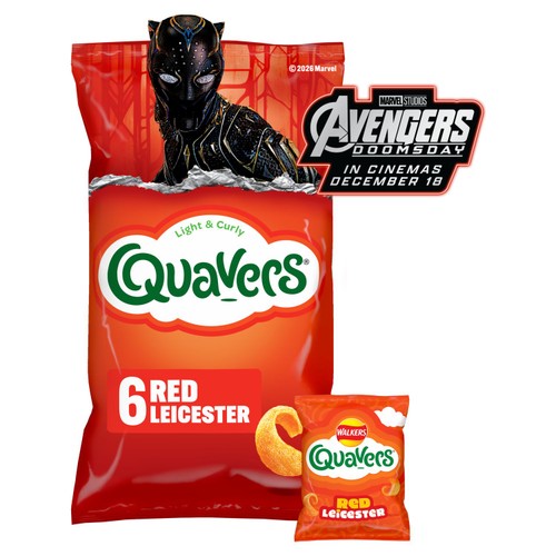 Quavers Red Leicester 6 Pack