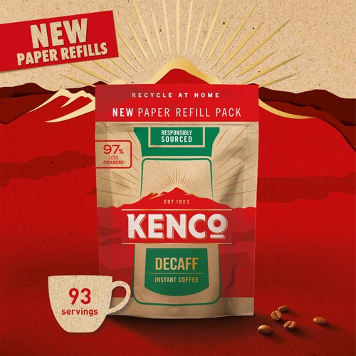 Kenco Decaff Instant Coffee Paper Refill