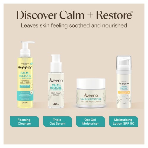 Aveeno Face Calm+Restore Oat Rich Balm Face Cream Moisturiser