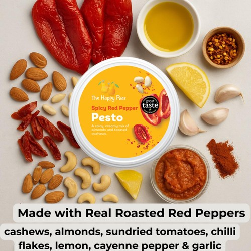 The Happy Pear Spicy Red Pepper Pesto