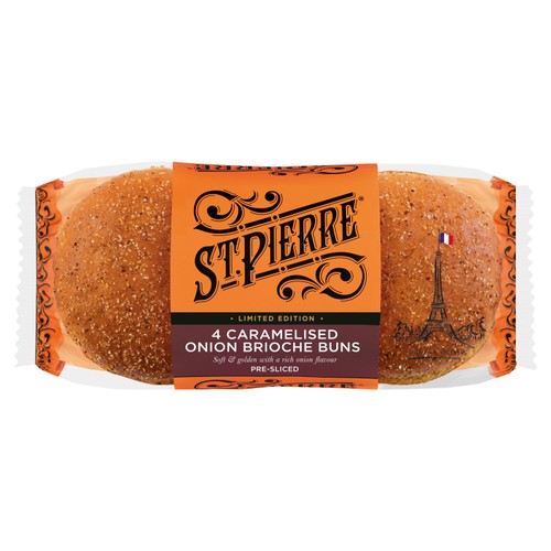 St Pierre Caramelised Onion Brioche Buns