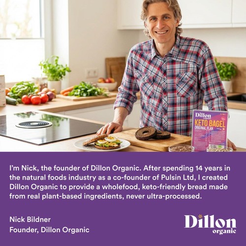 Dillon Organic Keto Bagel Original Flax