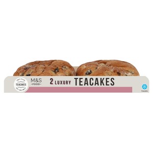 M&S 2 Fruit Filled Luxury Teacakes