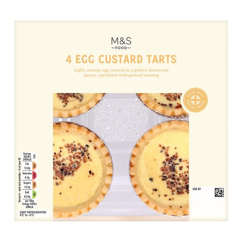 M&S Egg Custard Tarts