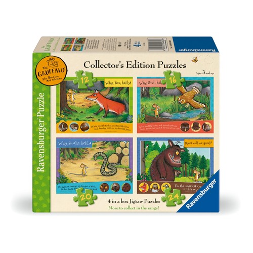 Ravensburger Gruffalo & Friends The Gruffalo 4 in a Box Jigsaw Puzzles