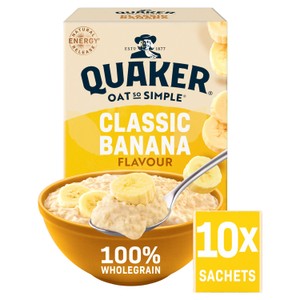 Quaker Oat So Simple Banana Porridge Cereal Sachets