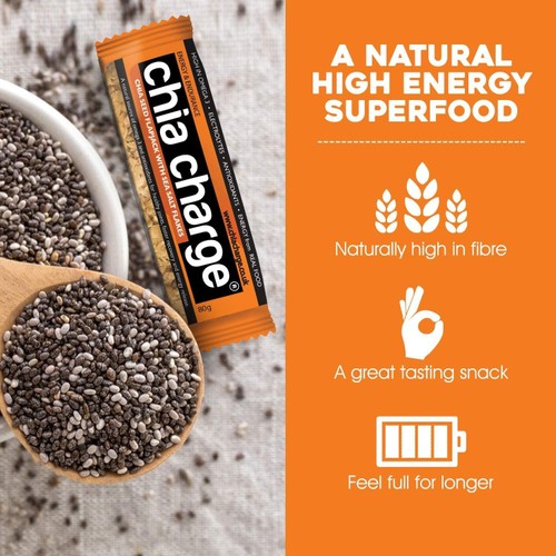 Chia Charge Sea Salt Flakes Chia Seed Flapjack
