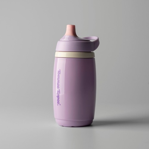 Tommee Tippee Insulated Active Spout Cup Purple/Pink