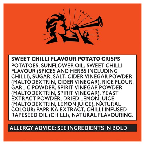 Pipers Biggleswade Sweet Chilli Sharing Bag Crisps