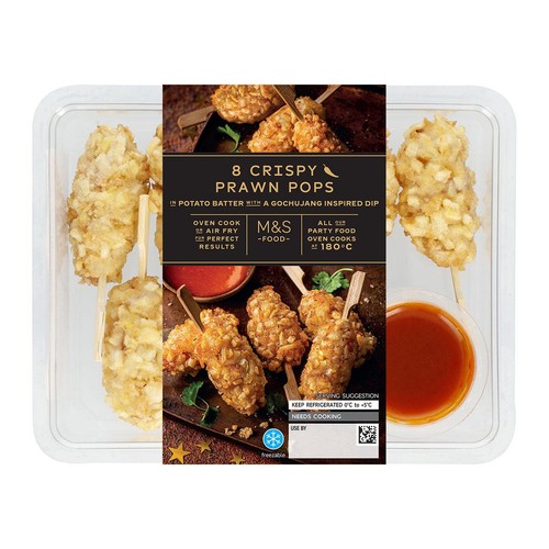 M&S 8 Crispy Prawn Pops