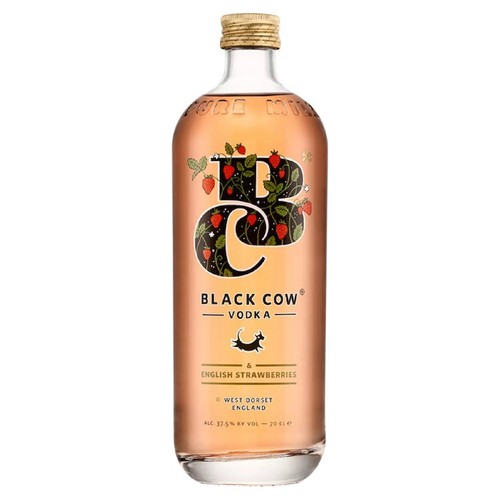 Black Cow & English Strawberries Vodka