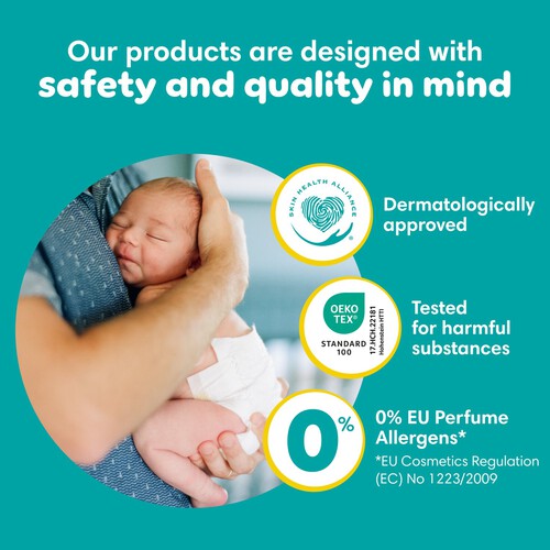 Pampers Baby-Dry Nappies, Size 3 (6-10kg) Essential Pack