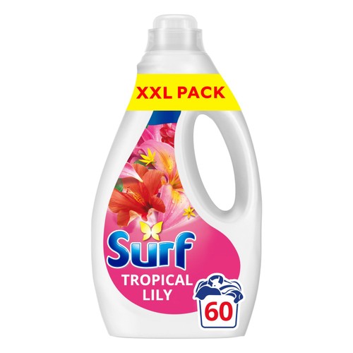 Surf Tropical Lily Liquid Laundry Washing Detergent 60 Washes