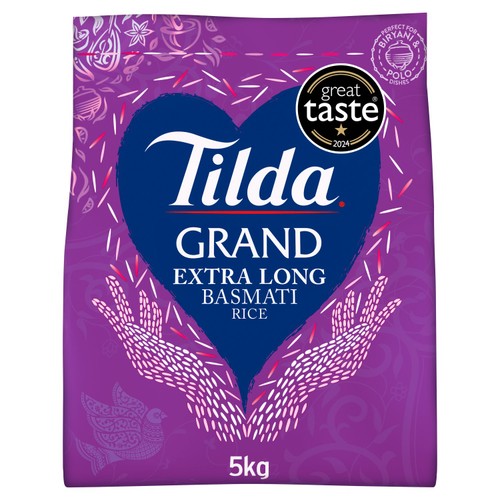 Tilda Grand Extra Long Grain Basmati Rice 