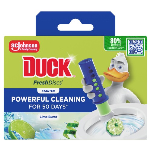 Duck Toilet Fresh Discs Holder Lime