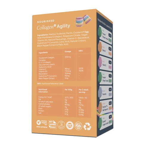 Nourished Collagen+ Agility Nutrient Stacks