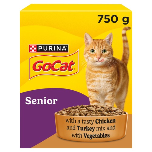 Go-Cat Senior Chicken and Turkey Dry Cat Food 