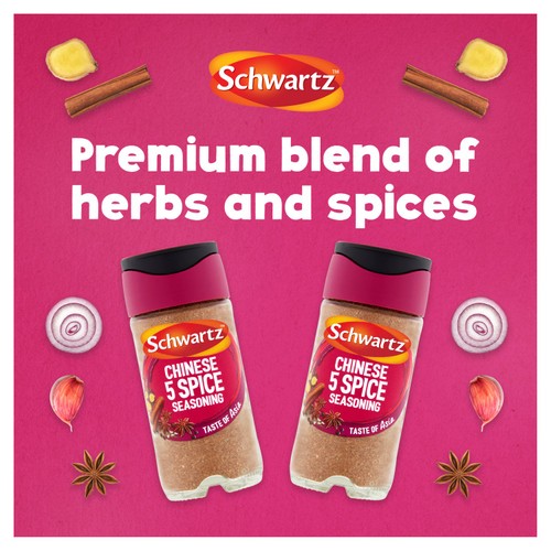 Schwartz Chinese 5 Spice Seasoning Jar