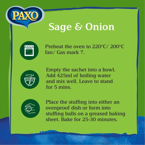 Paxo Sage & Onion Stuffing Mix