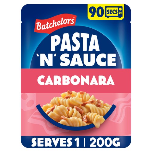 Batchelors Pasta N Sauce Microwave Ready Meal Carbonara Pasta