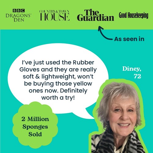 Seep Rubber Gloves Medium Plastic Free