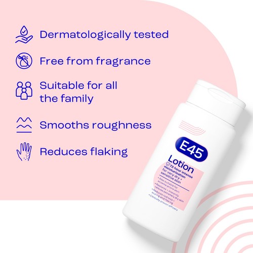 E45 Moisturiser Body Lotion for Dry & Sensitive Skin