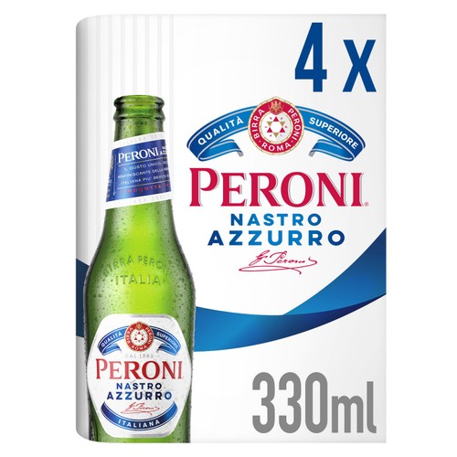 Peroni Nastro Azzurro Beer Lager Bottles