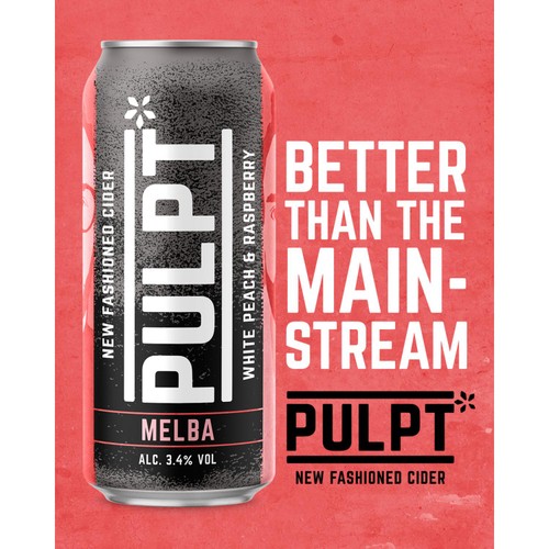 Pulpt Melba - Craft White Peach & Scottish Raspberry Cider