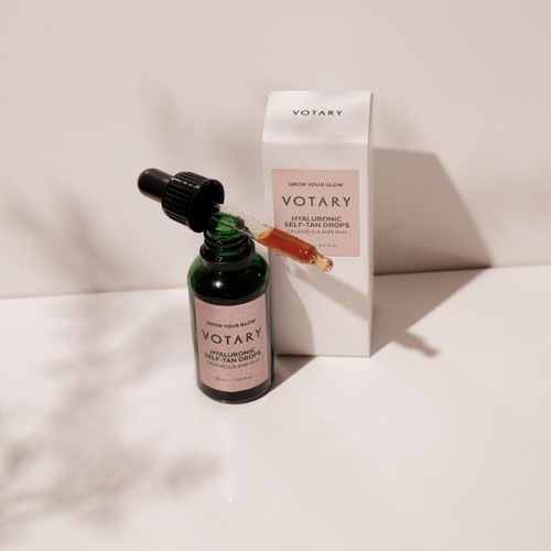 VOTARY Hyaluronic Self-Tan Drops, Calendula and DHA