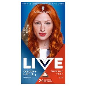 Schwarzkopf Live Intense Colour L74 Tangerine Twist Permanent Hair Dye