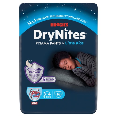 DryNites 3-4 yrs Boy Jumbo Pack