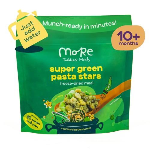 More Toddler Meals, Super Green Pasta Stars