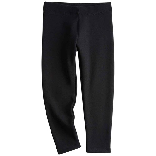 M&S Fleece Lined Leggings, 6-7 Years, Black