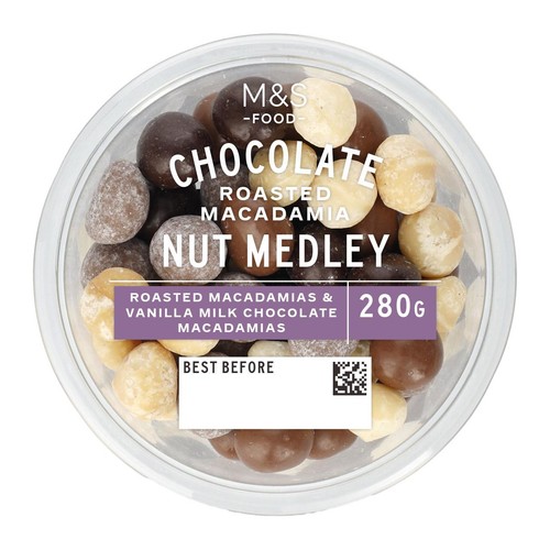M&S Chocolate Roasted Macadamia Nut Medley