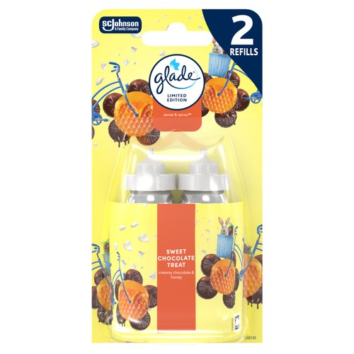 Glade Sense & Spray, Twin Refill, Sweet Chocolate Treat
