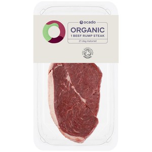 Ocado Organic Grass-Fed 1 Beef Rump Steak