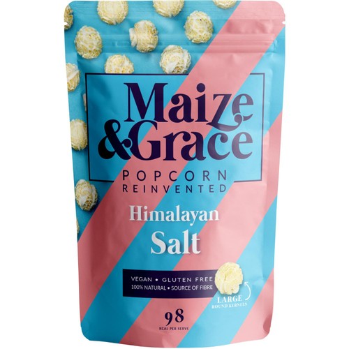 Maize & Grace Himalayan Salt Popcorn, 46g Maize & Grace Himalayan Salt Popcorn, 46g