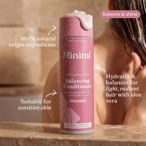 Miniml Balancing Hair Conditioner Uplifting Pink Grapefruit