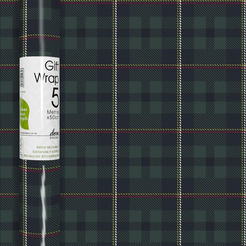 Green Tartan Rollwrap