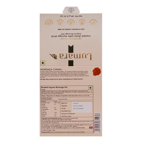Lumara Moringa Chhas roasted chana sattu moringa drink