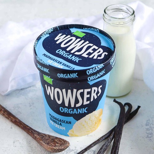Wowsers Organic Madagascan Vanilla Ice Cream
