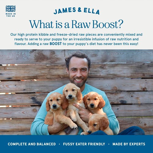 James & Ella Raw+Kibble Puppy Free Range Turkey Dogfood