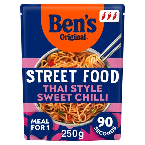 Ben's Original Street Food Microwave Noodles Thai Style Sweet Chilli