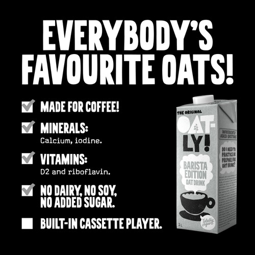 Oatly Oat Drink Barista Edition Long Life