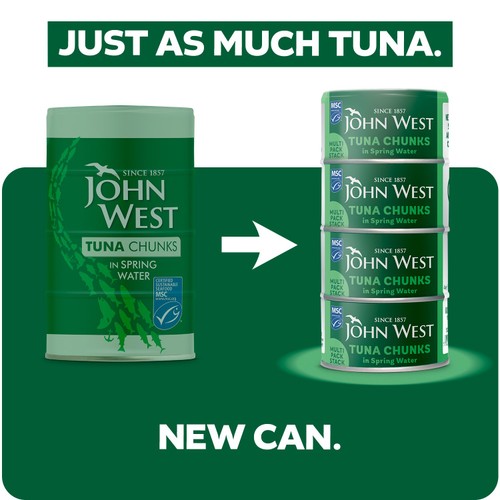 John West MSC Tuna Chunks in Spring Water