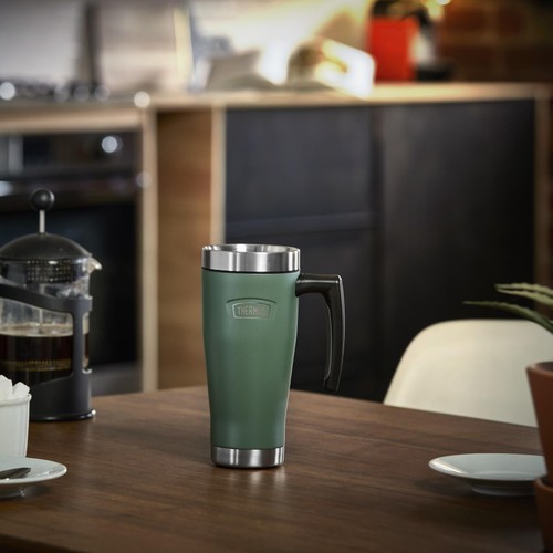Thermos Icon Series Travel Mug Rock Cap Green 470ml