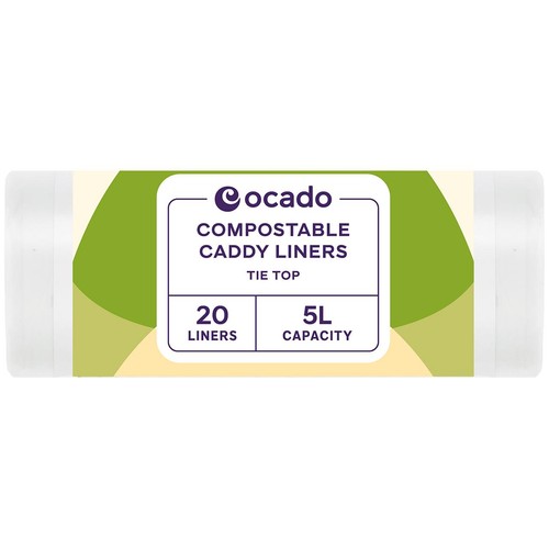 Ocado Compostable Caddy Liners 5L