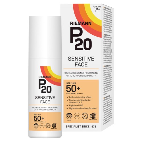 P20 Sensitive Face SPF 50+ Sun Cream