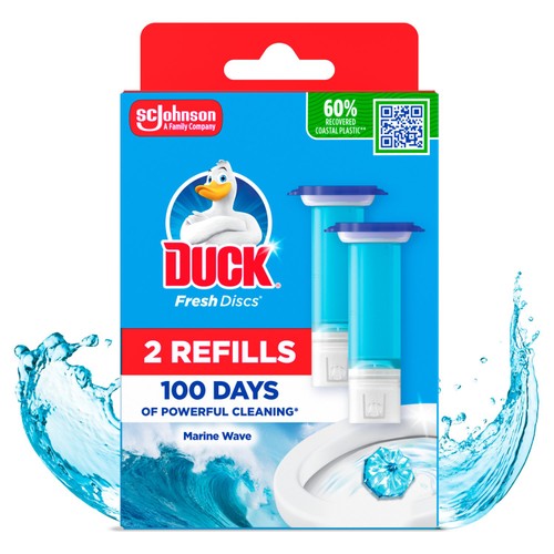 Duck Toilet Fresh Discs Duo Refills Marine